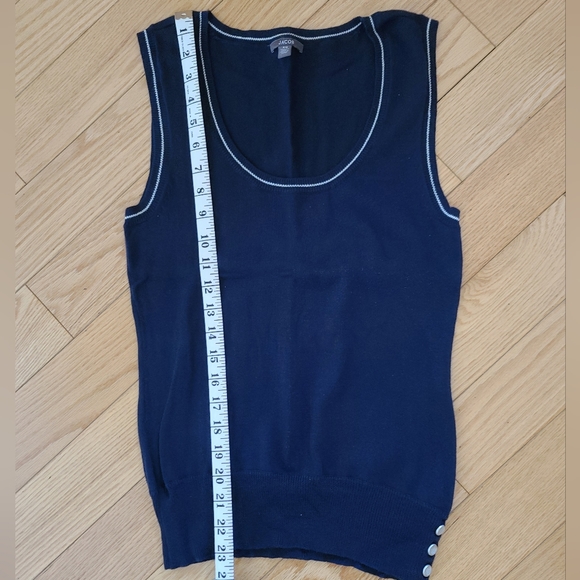 Jacob Sweater Vest Dark Blue Small - Picture 6 of 7